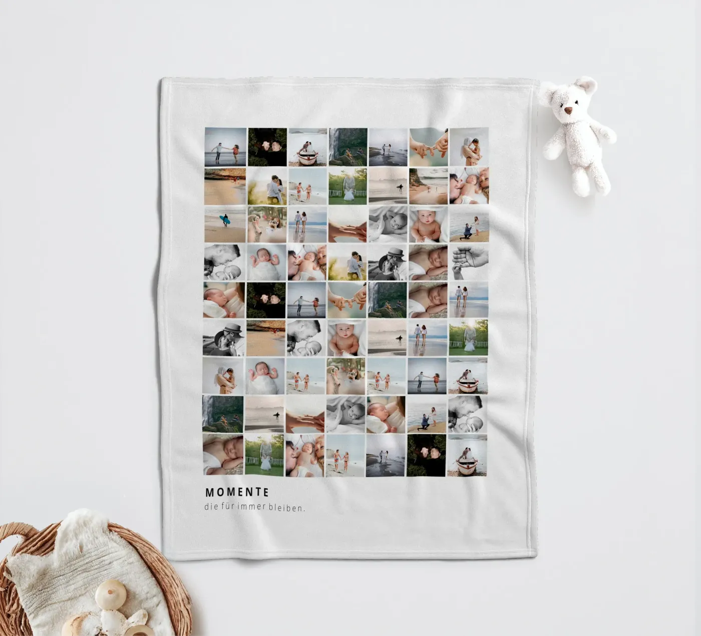 Collage fleecedeken van we line studio - design