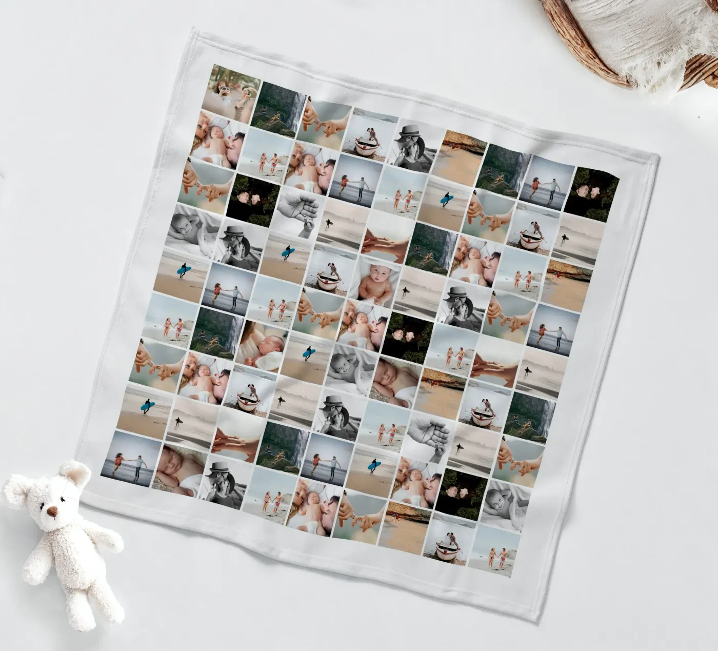 Collage fleecedeken van we line studio - design