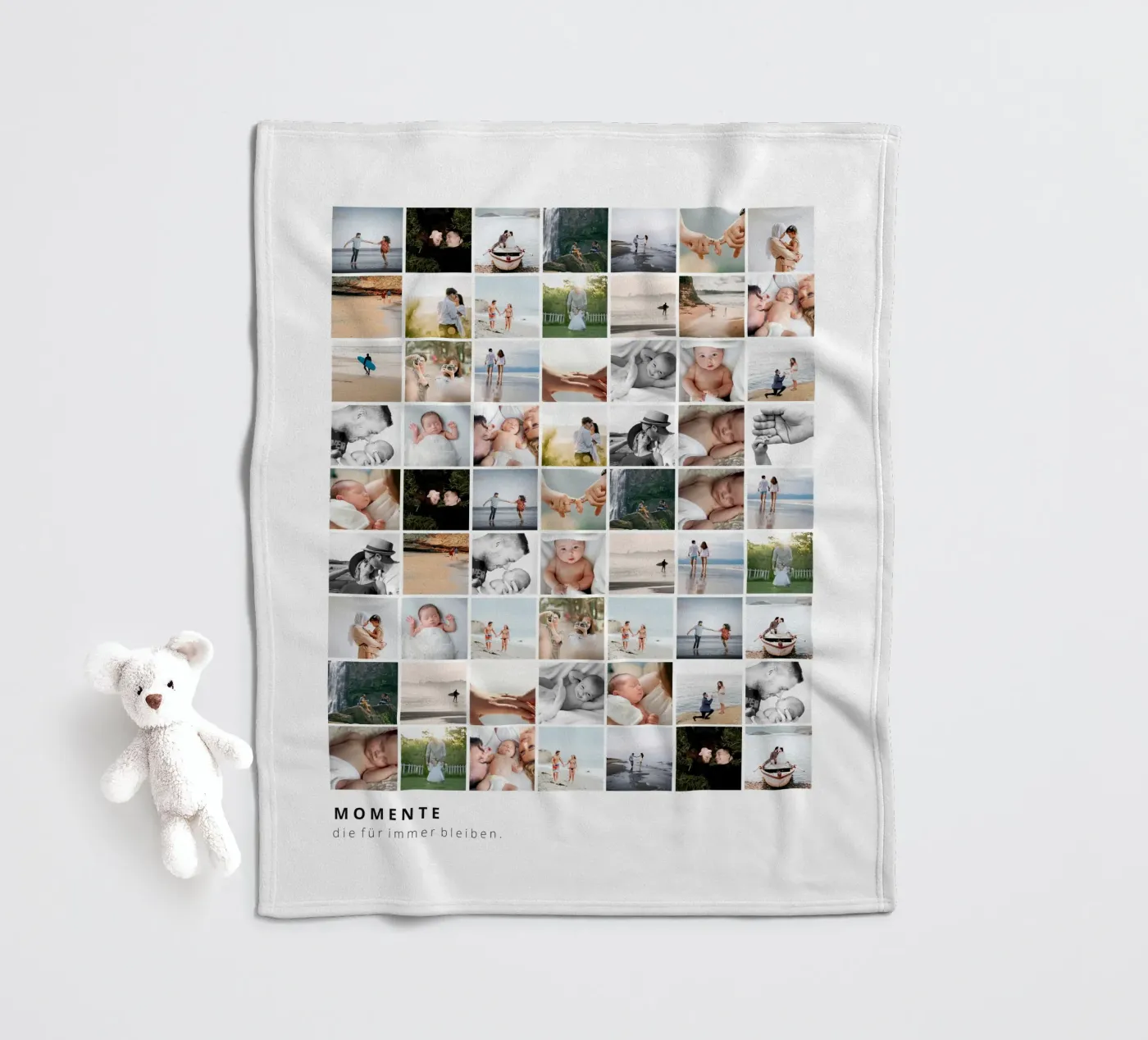 Collage fleecedeken van we line studio - design
