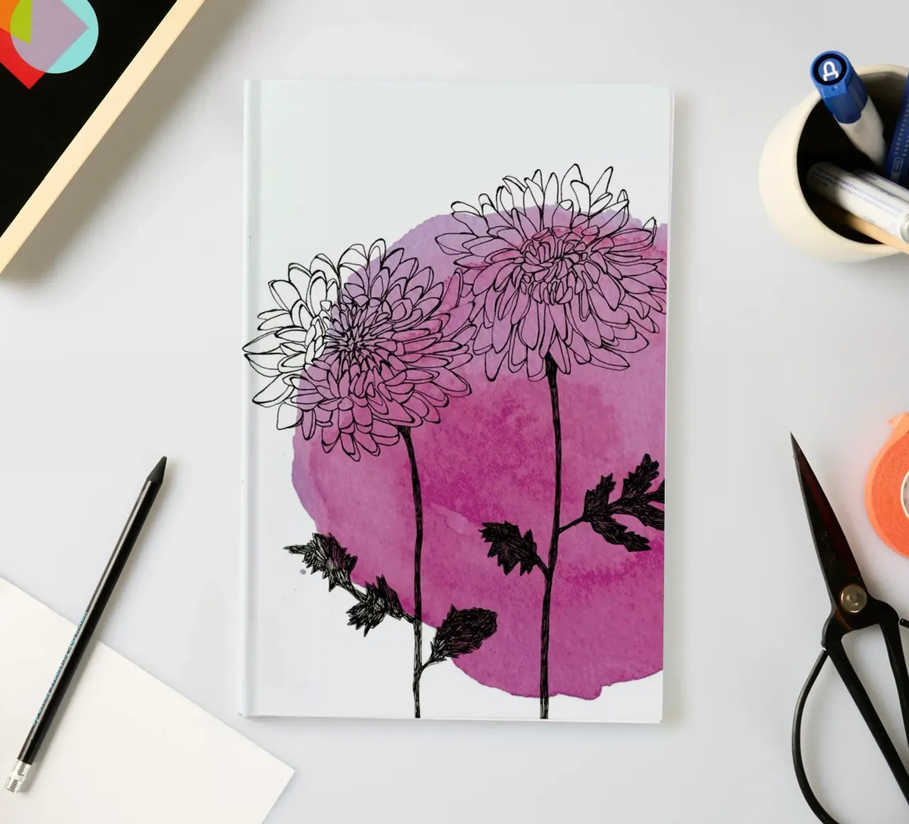 Chrysanthemum notebook by Morgan Kendall