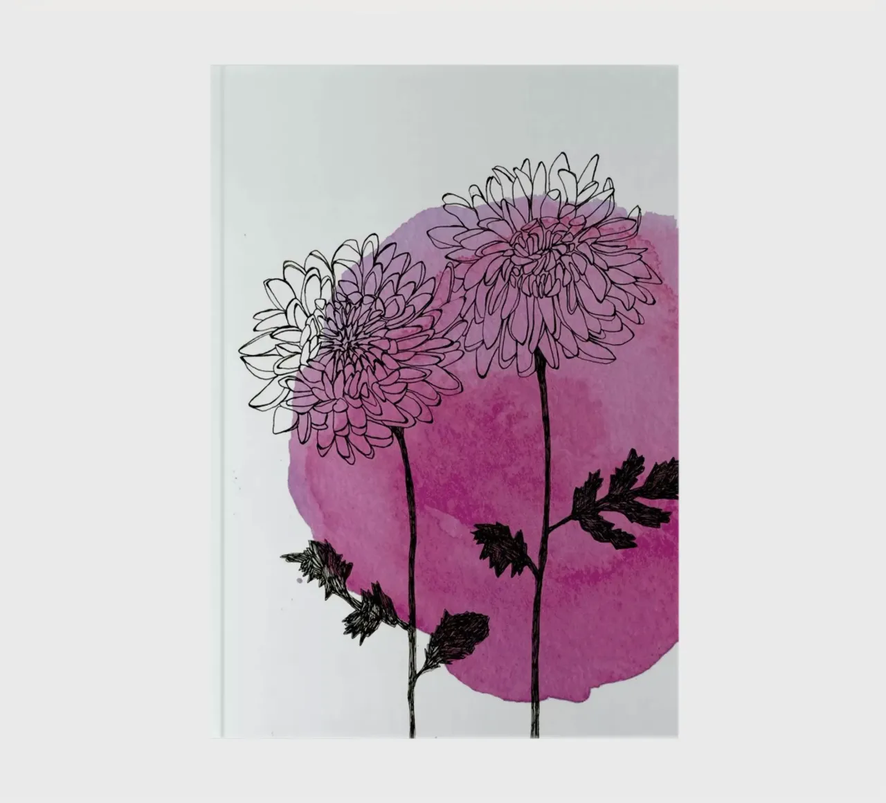Chrysanthemum notebook by Morgan Kendall