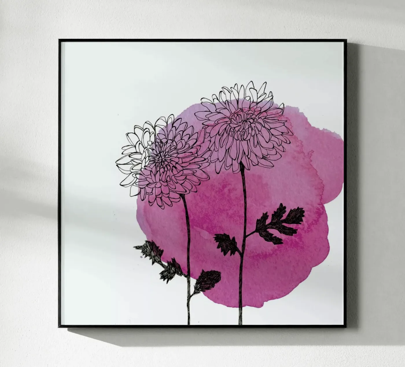 Chrysanthemum plexiglas de Morgan Kendall
