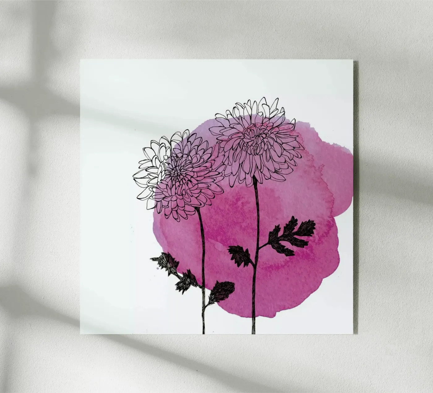 Chrysanthemum plexiglas de Morgan Kendall