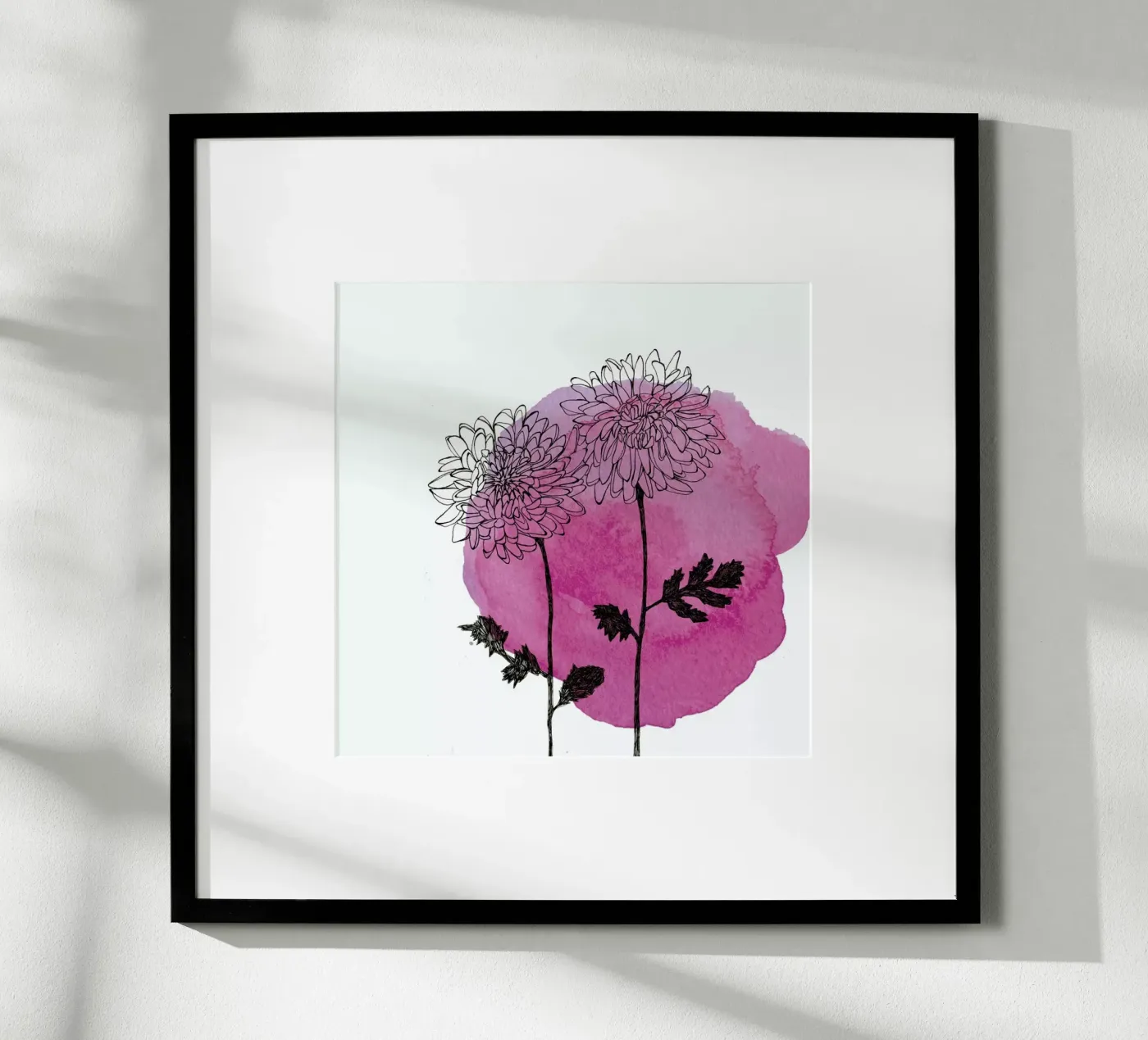 Chrysanthemum poster van Morgan Kendall