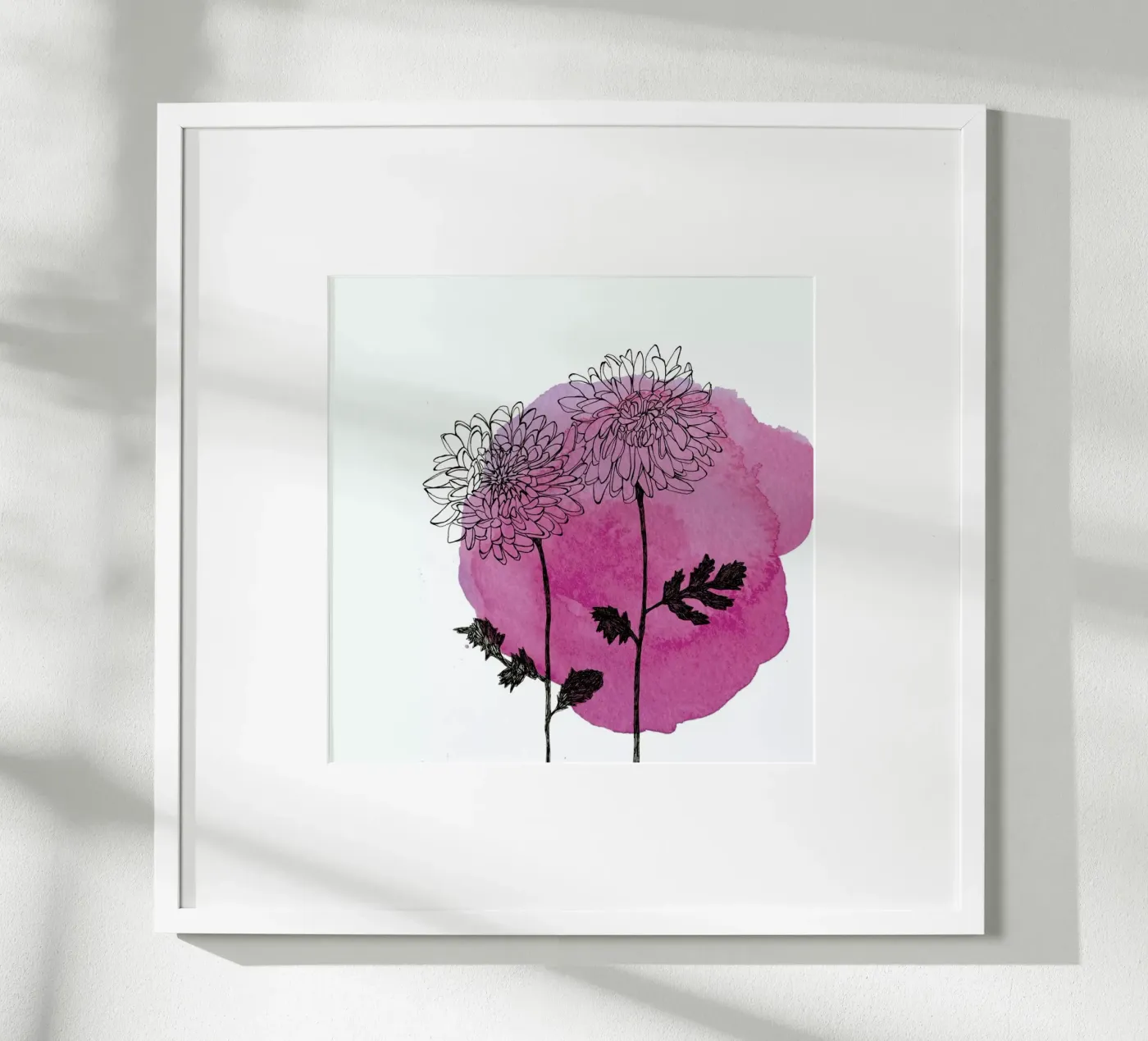 Chrysanthemum poster van Morgan Kendall