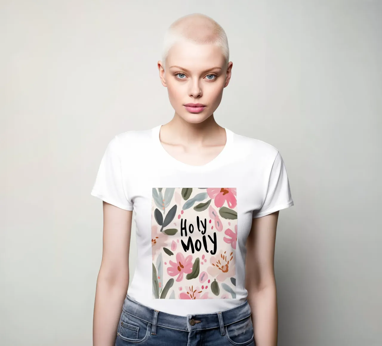 Holy Moly No 3 women's fitted t-shirt by treechild