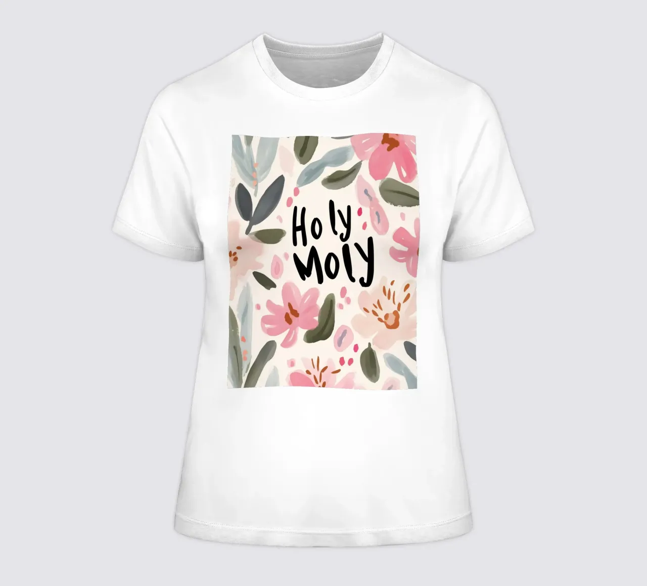 Holy Moly No 3 women's fitted t-shirt by treechild