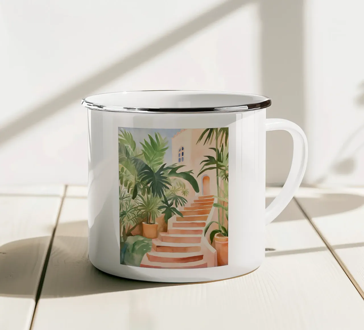 Passi tropicali tazza in smalto da DaarbyN