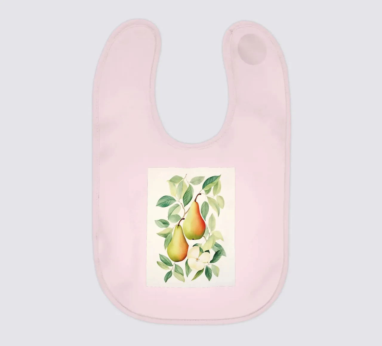 Pears baby bib by DaarbyN