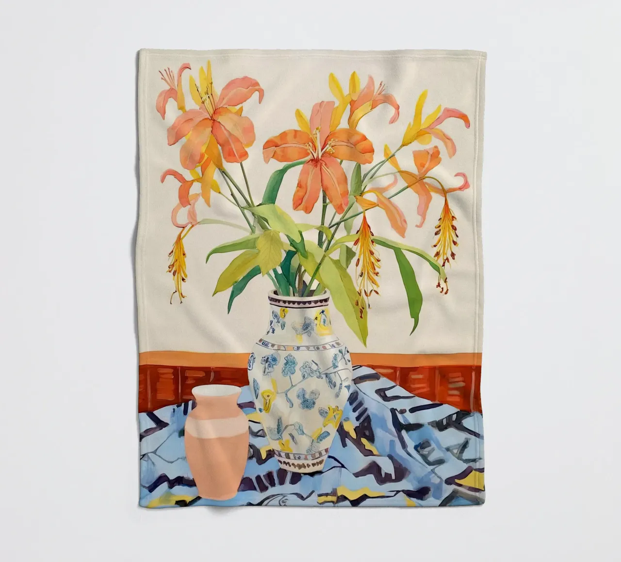 Elegant Table fleece blanket by DaarbyN