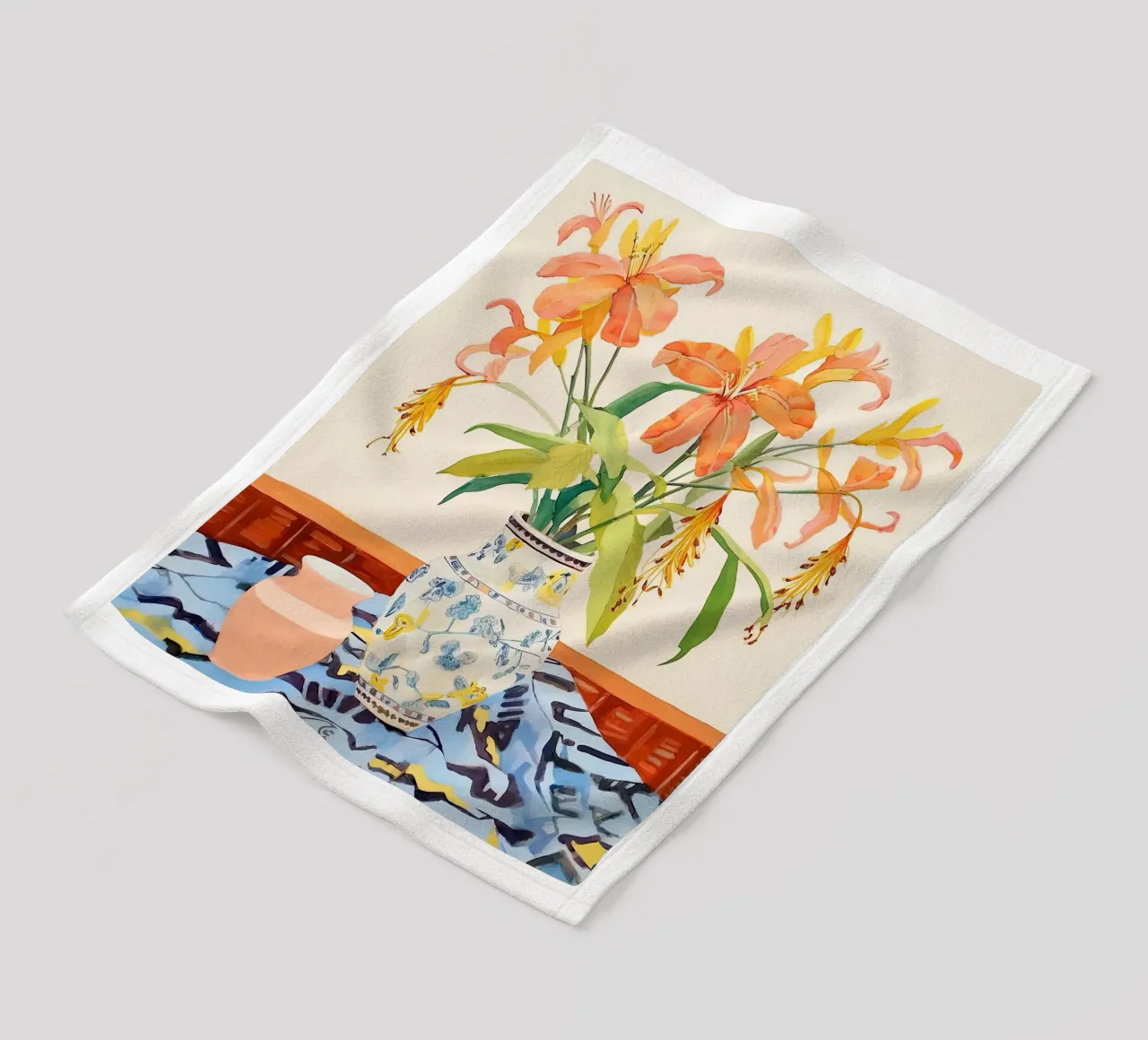 Elegant Table fleece blanket by DaarbyN
