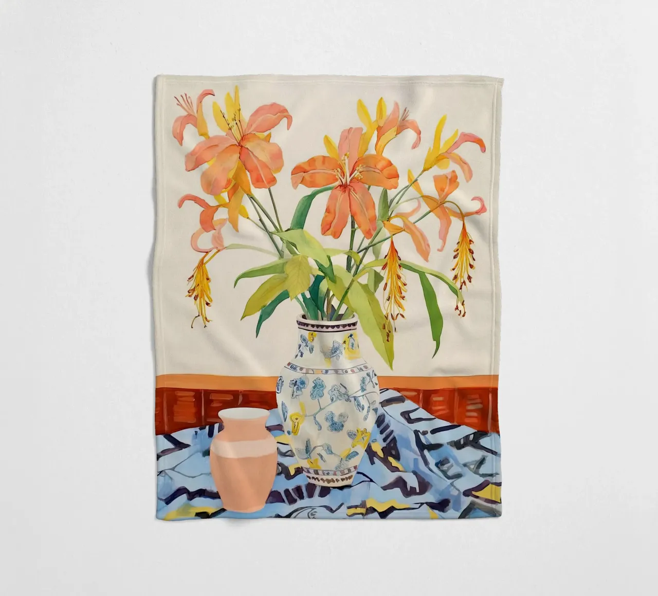 Elegant Table fleece blanket by DaarbyN