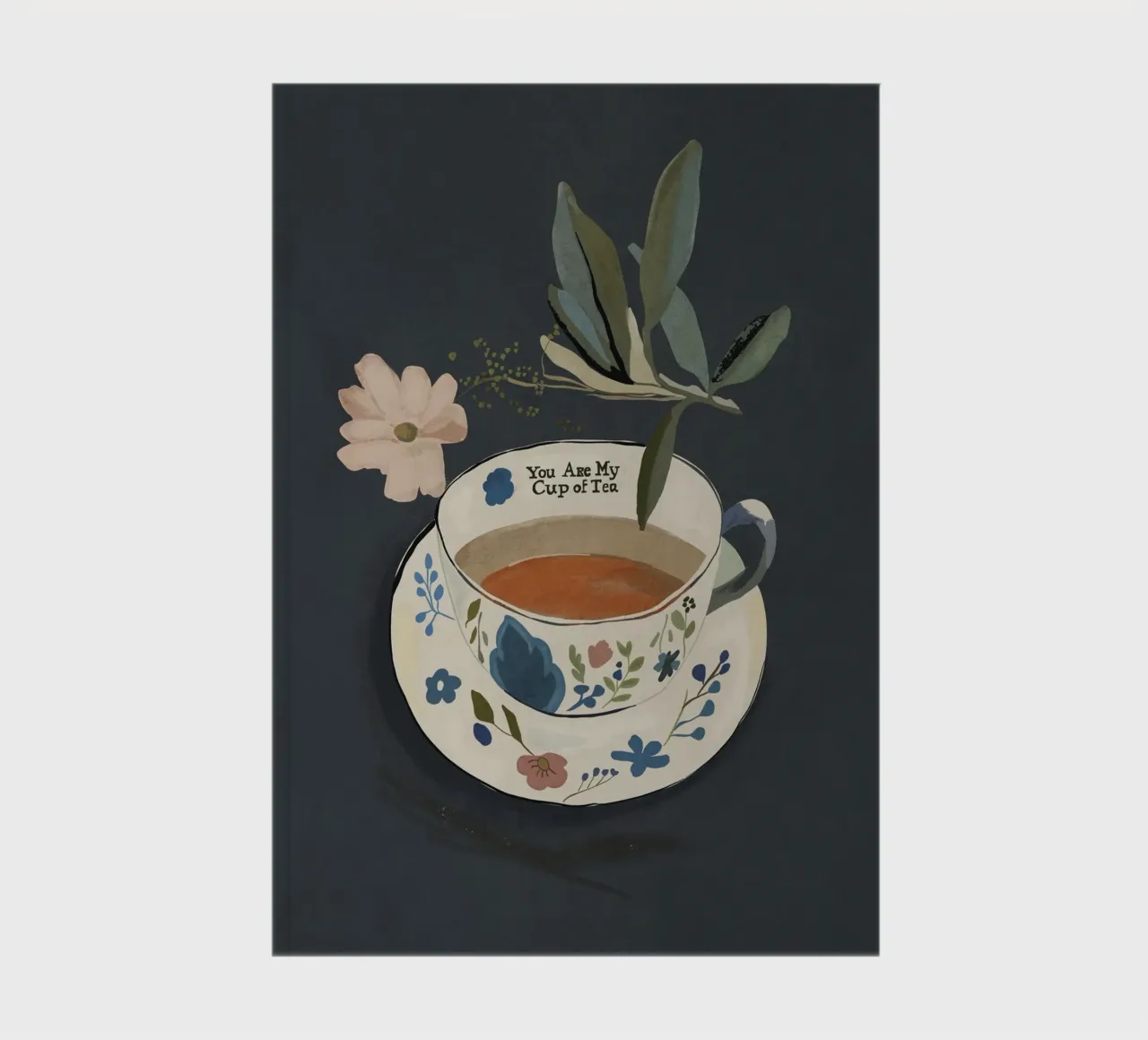 You are My Cup of Tea notebook by ThingDesign