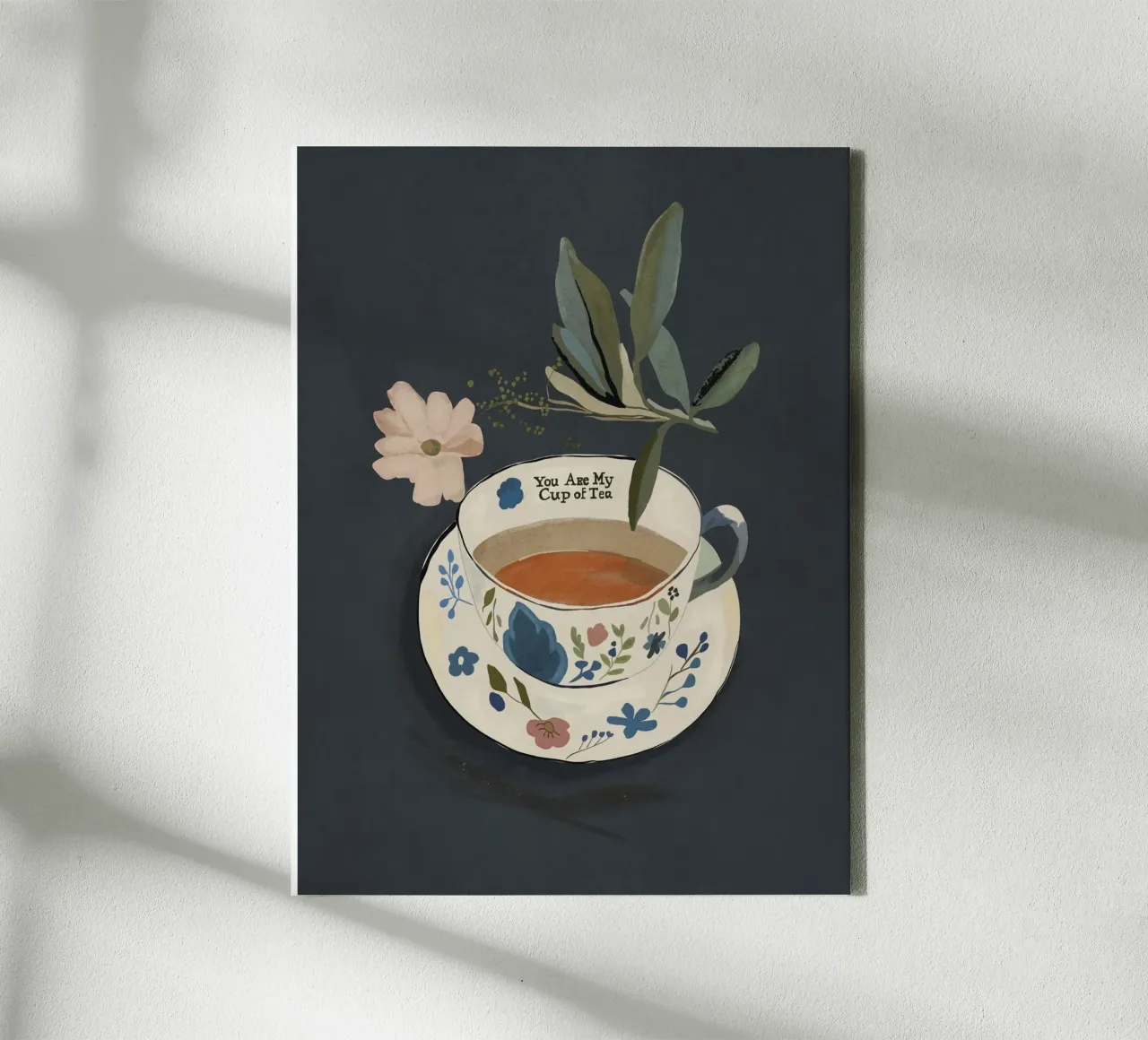 You are My Cup of Tea canvas by ThingDesign