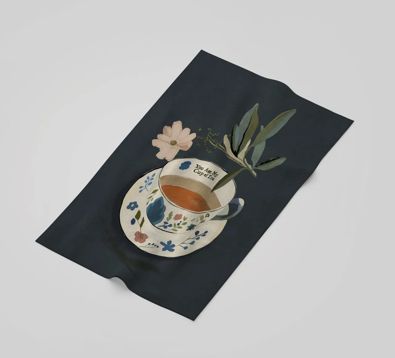 You are My Cup of Tea beach towel by ThingDesign