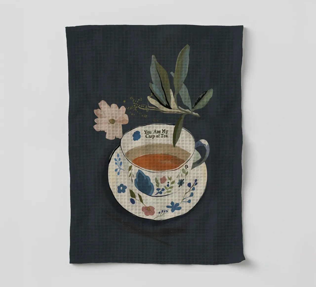 You are My Cup of Tea tea towel by ThingDesign