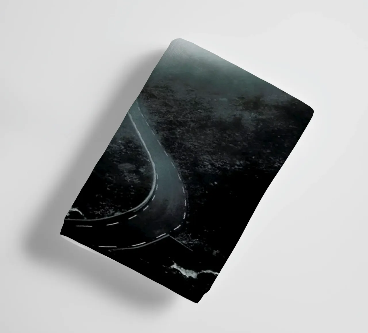 Misty Roads towel by Chris Abatzis