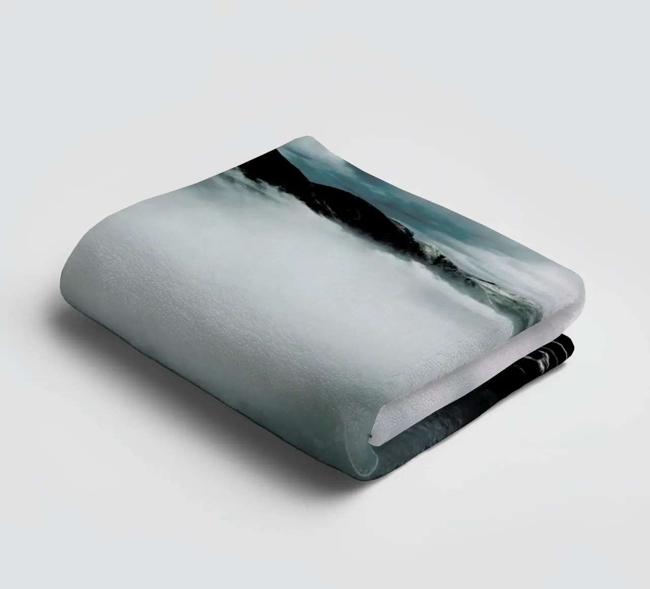 Misty Roads towel by Chris Abatzis