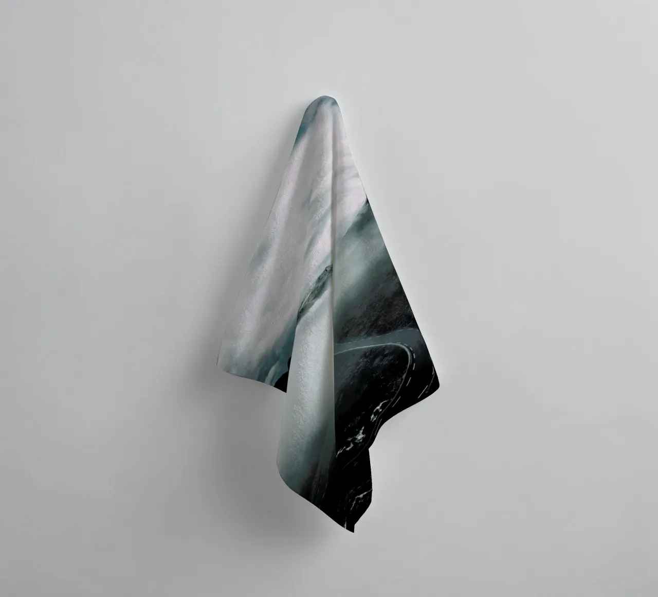 Misty Roads towel by Chris Abatzis