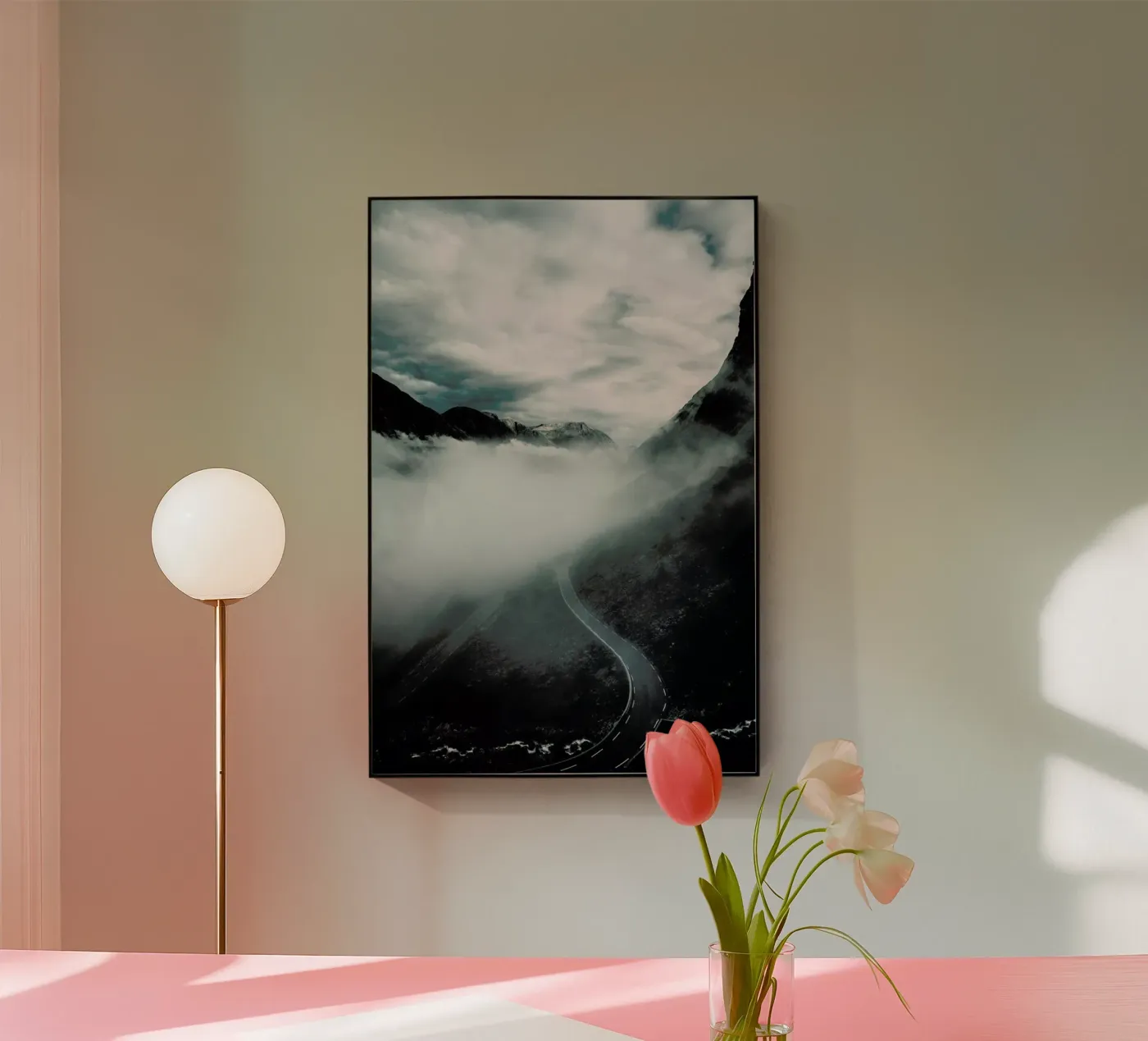Misty Roads Acryl-Glas von Chris Abatzis