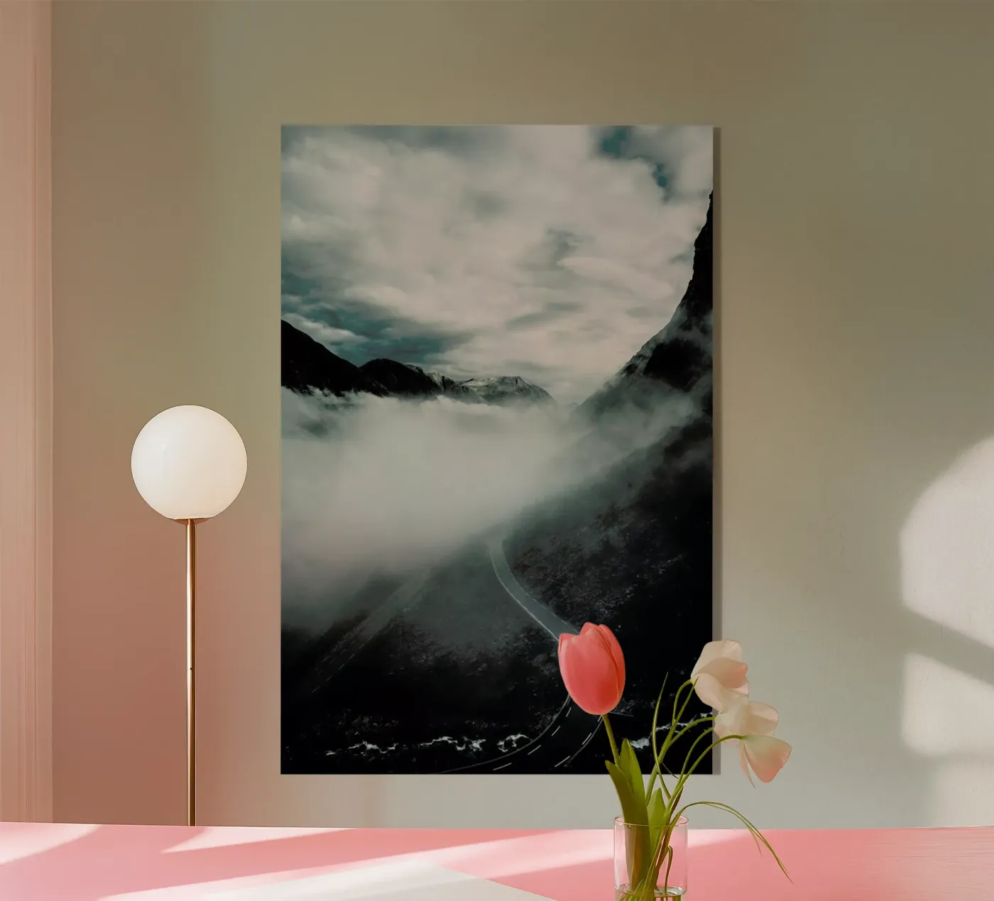 Misty Roads Acryl-Glas von Chris Abatzis