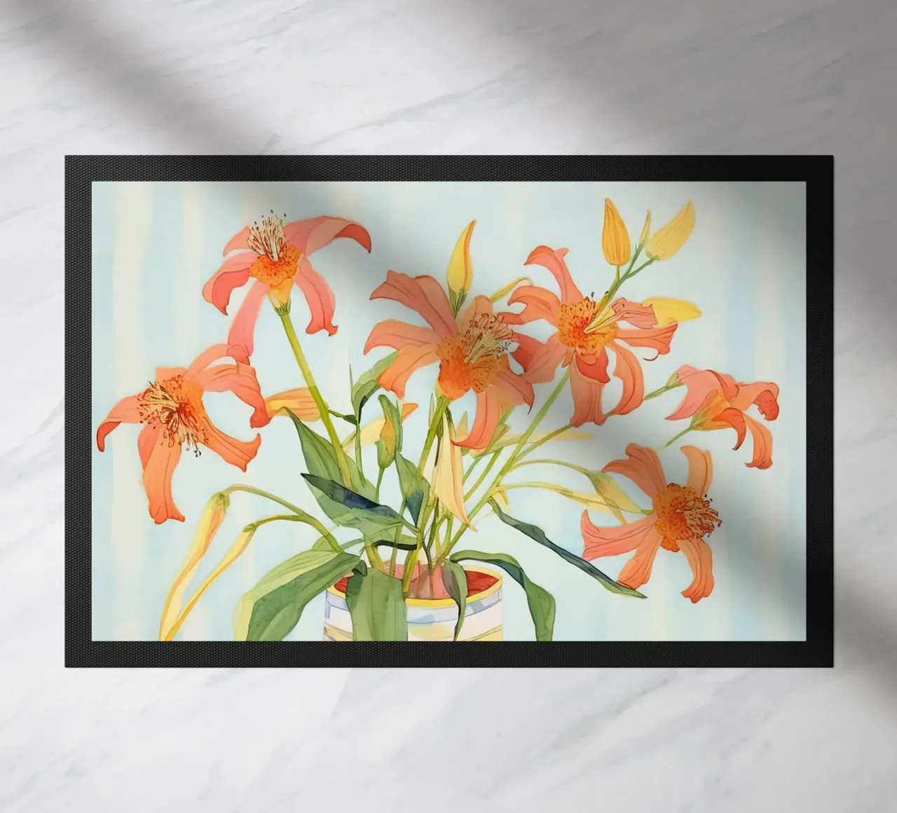 Abstracte elegantie deurmat van DaarbyN