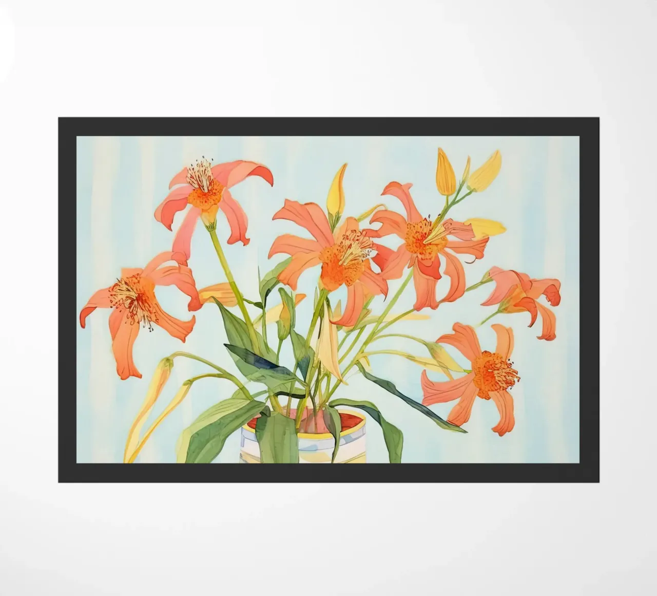 Abstracte elegantie deurmat van DaarbyN