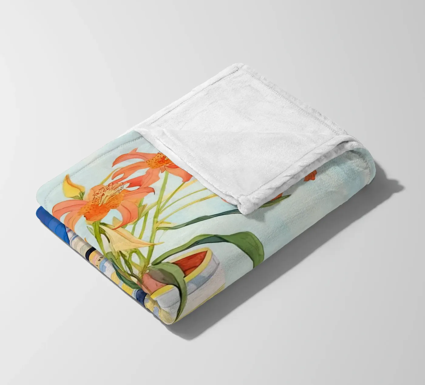 Abstracte elegantie fleecedeken van DaarbyN