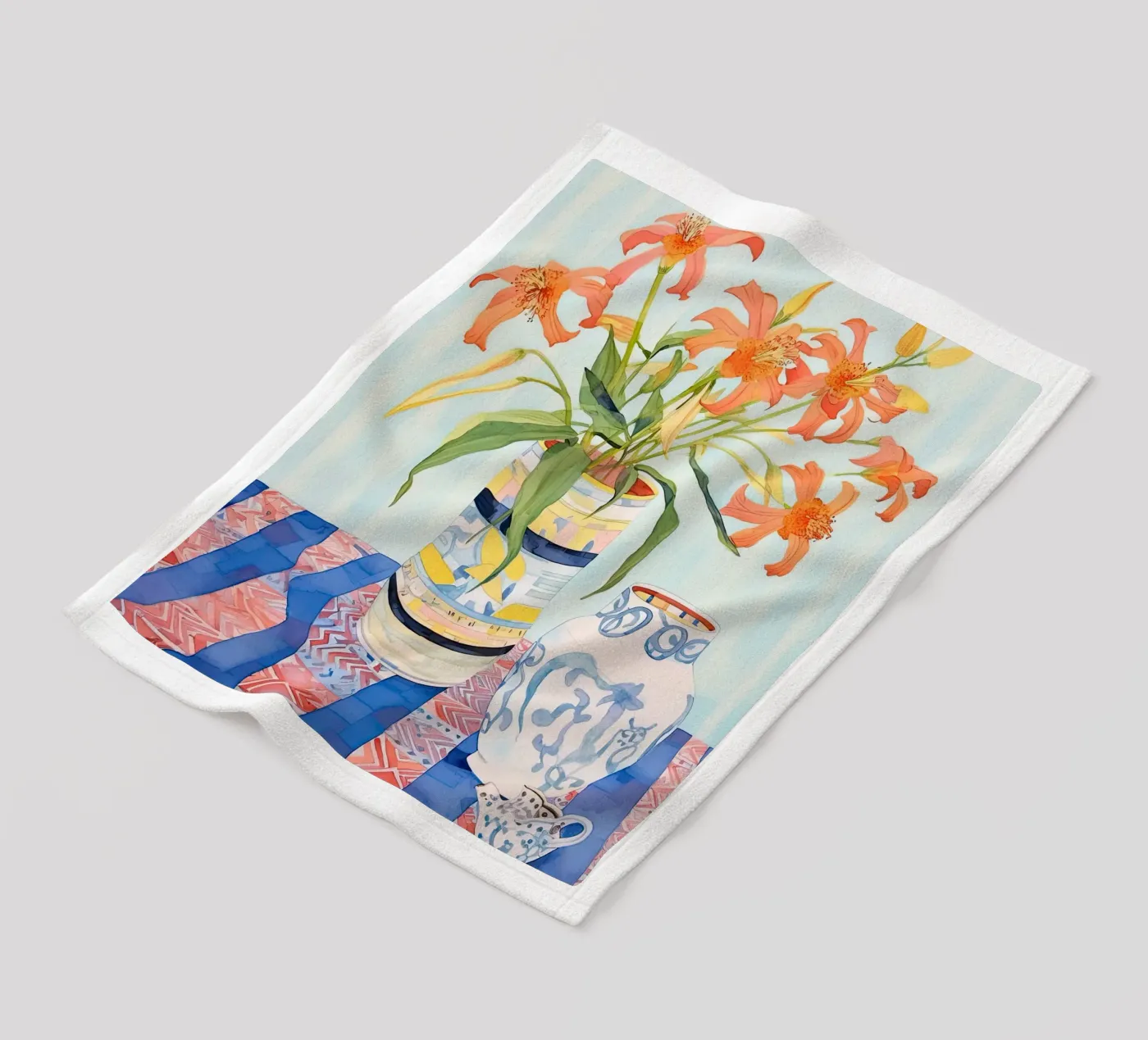 Abstracte elegantie fleecedeken van DaarbyN