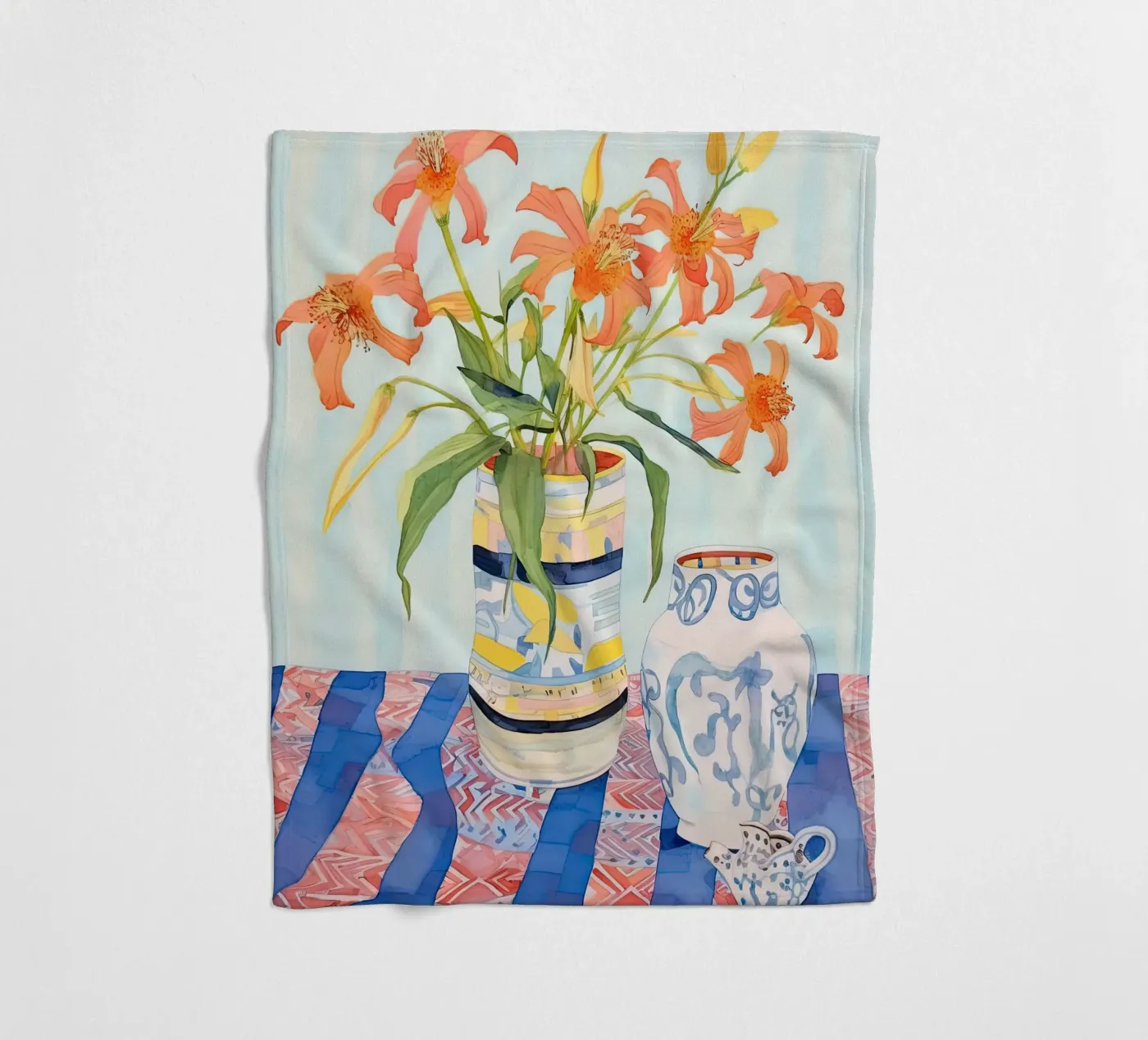 Abstracte elegantie fleecedeken van DaarbyN