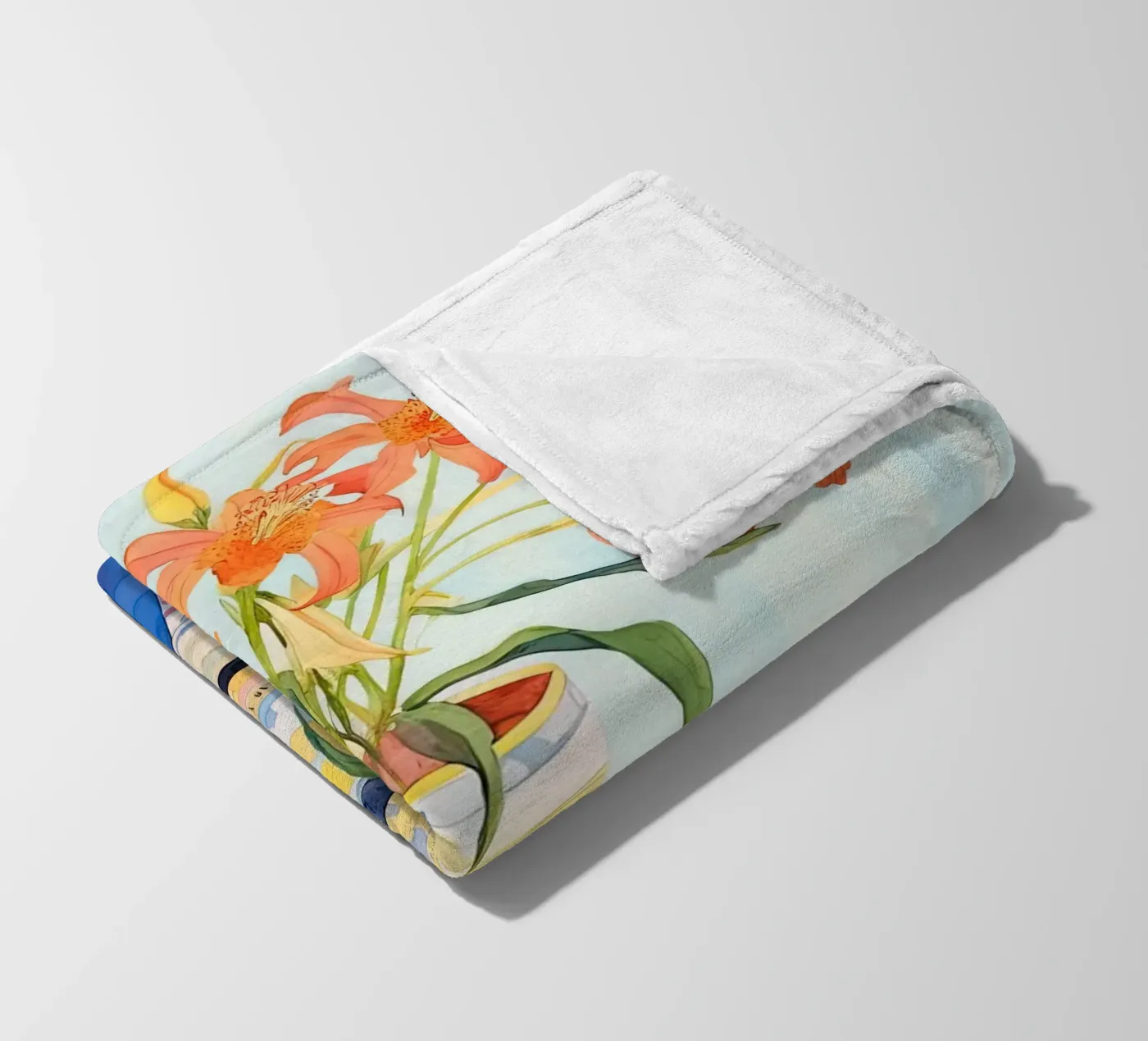 Abstracte elegantie fleecedeken van DaarbyN