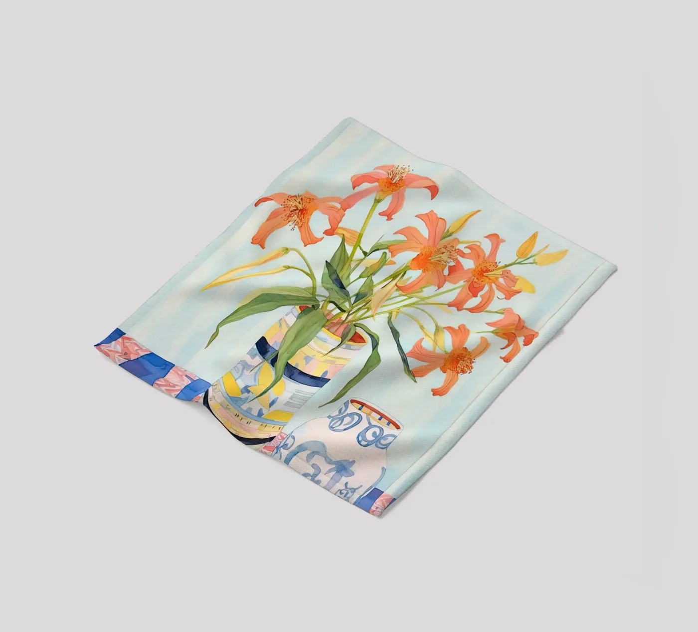 Abstracte elegantie fleecedeken van DaarbyN