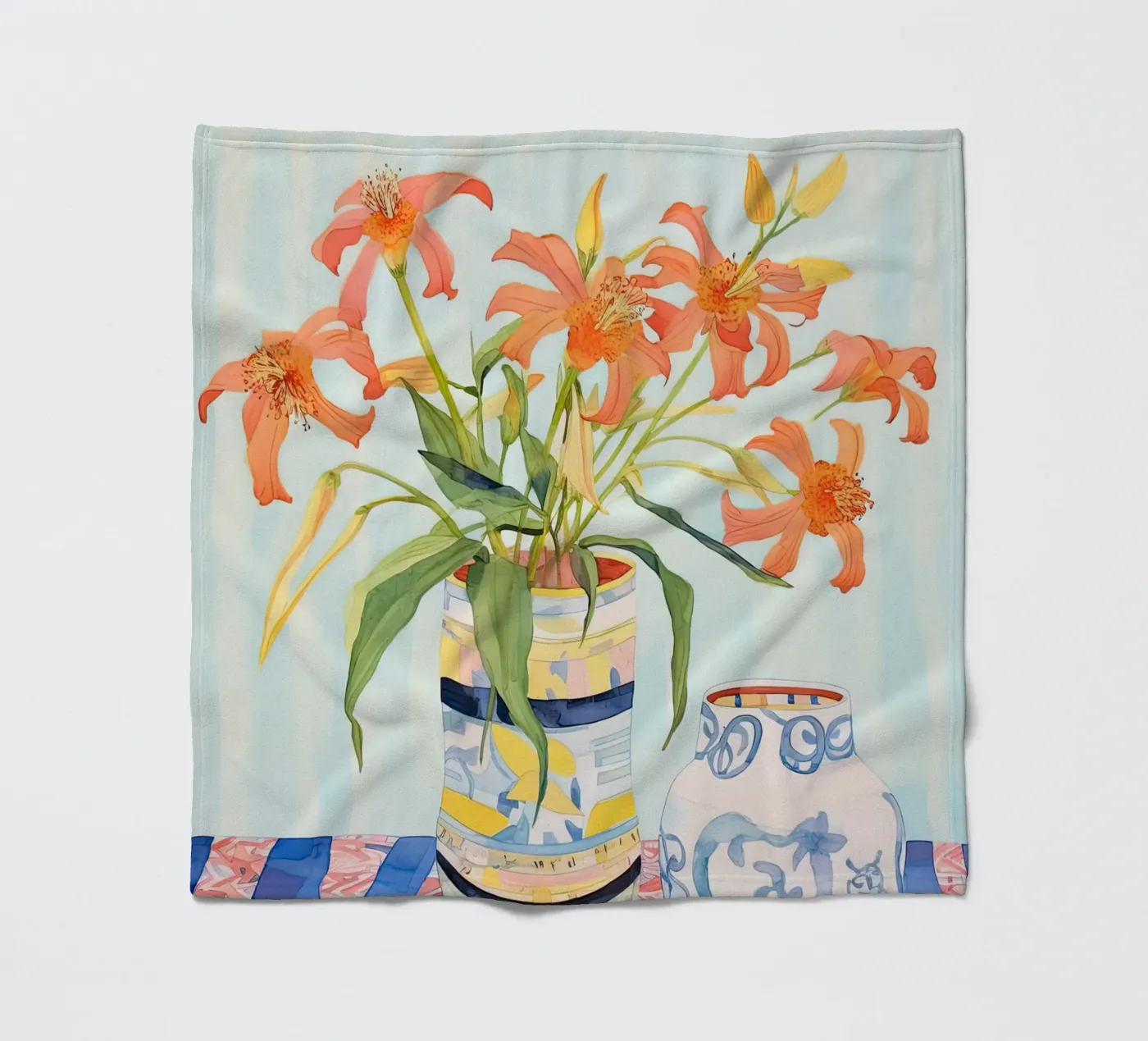 Abstracte elegantie fleecedeken van DaarbyN