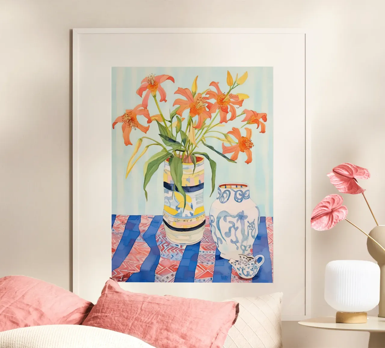 Eleganza astratta poster con telaio in alluminio da DaarbyN