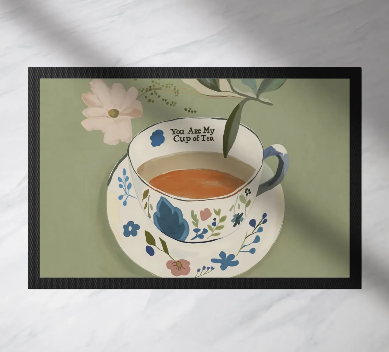 Sei la mia tazza di tè 2 zerbino da ThingDesign