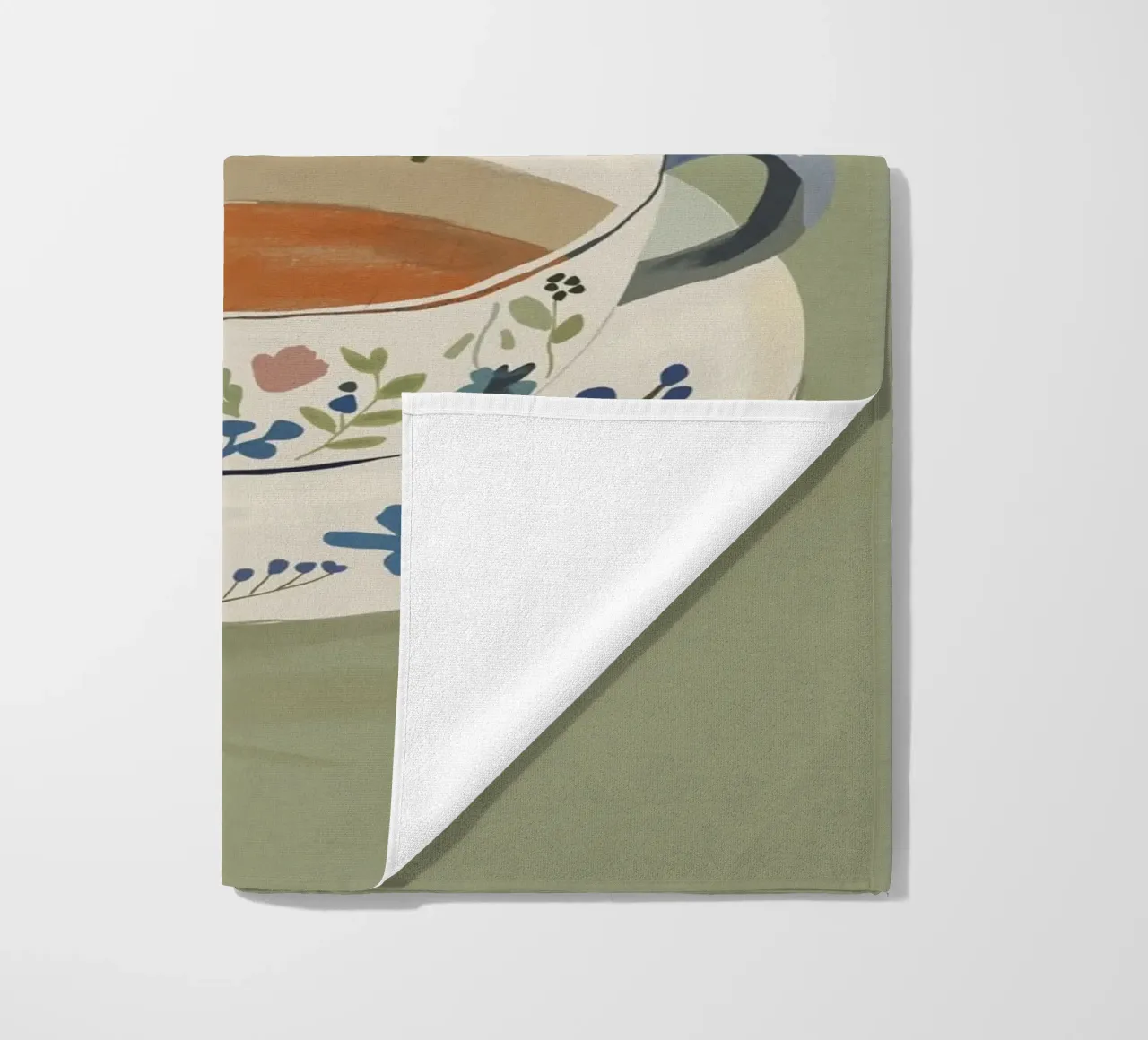 You are My Cup of Tea 2 beach towel by ThingDesign