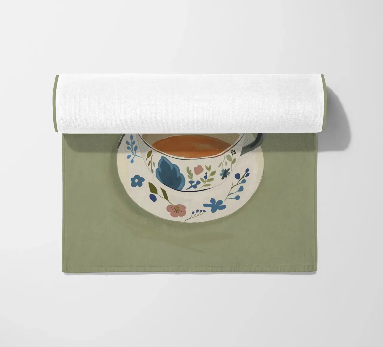 You are My Cup of Tea 2 beach towel by ThingDesign