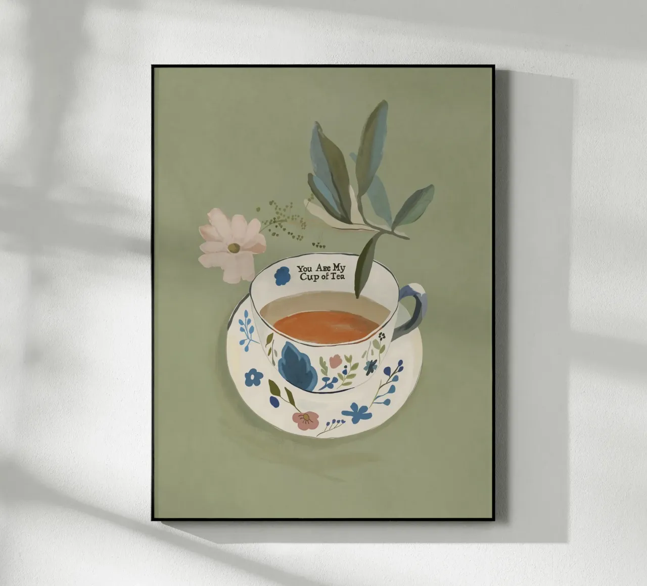 Du bist meine Tasse Tee 2 Acryl-Glas von ThingDesign