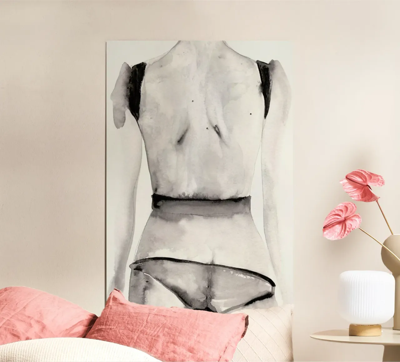 Slap poster with wooden frame by Victoria Verbaan