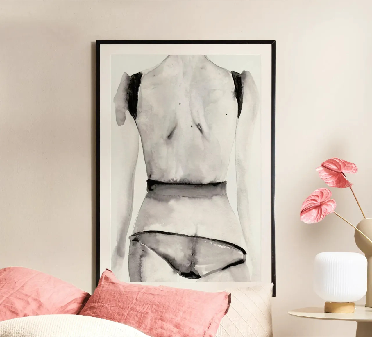 Slap poster with wooden frame by Victoria Verbaan