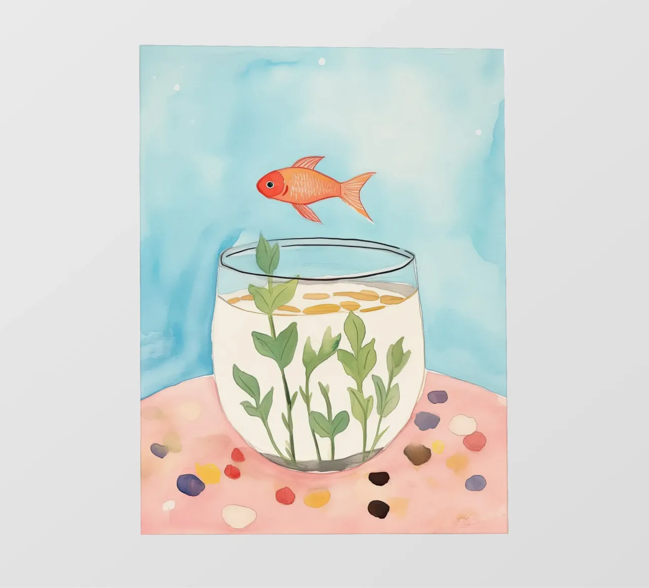 Pesce rosso telo in pvc da DaarbyN