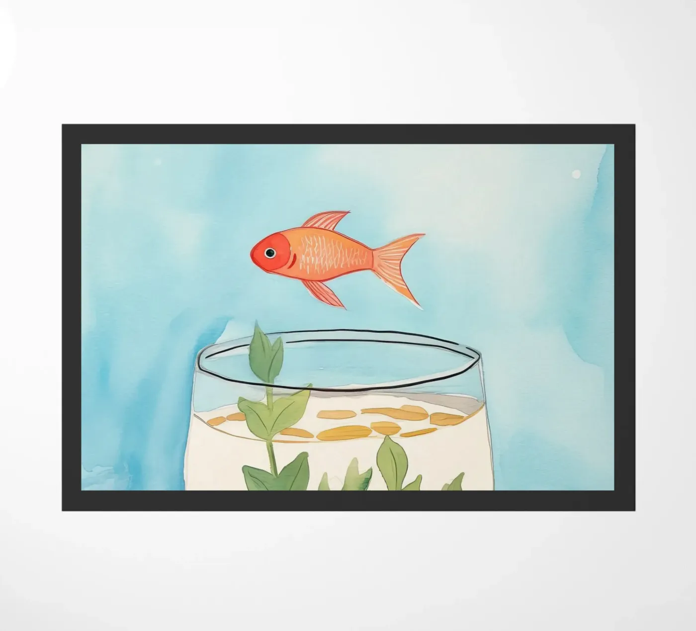 Goldfish deurmat van DaarbyN