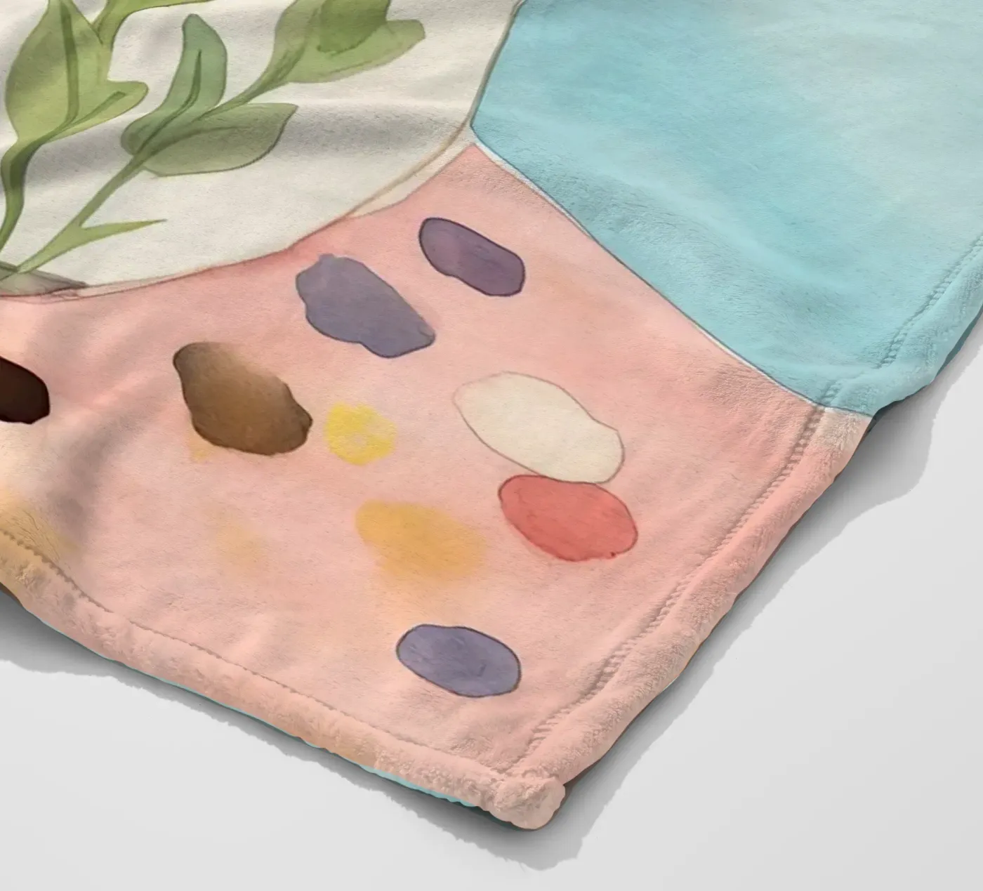 Goudvis fleecedeken van DaarbyN