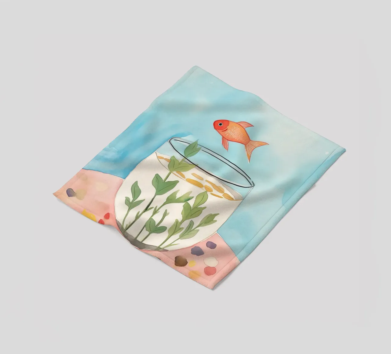 Goldfisch Fleecedecke von DaarbyN