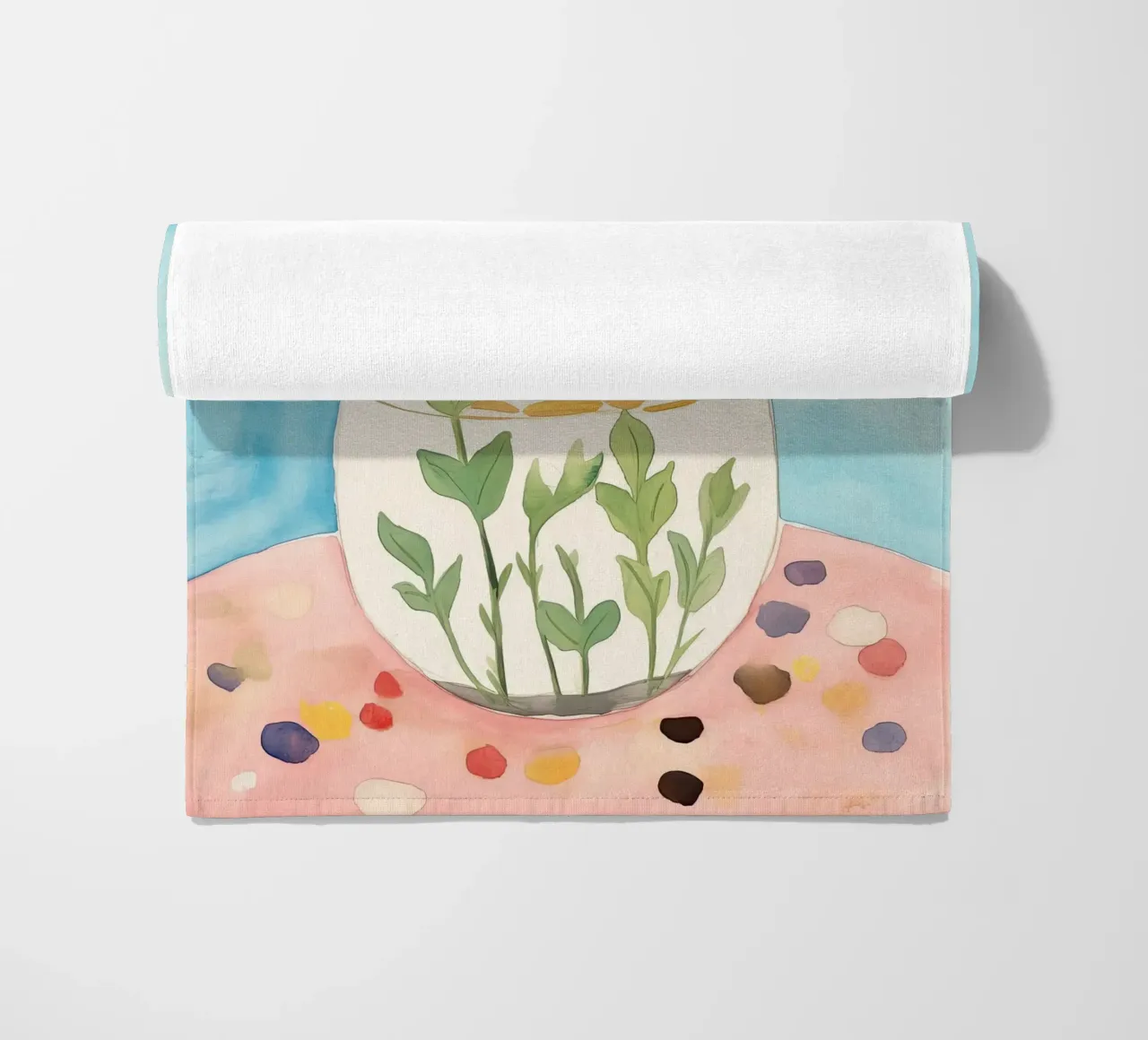 Goldfish beach towel by DaarbyN