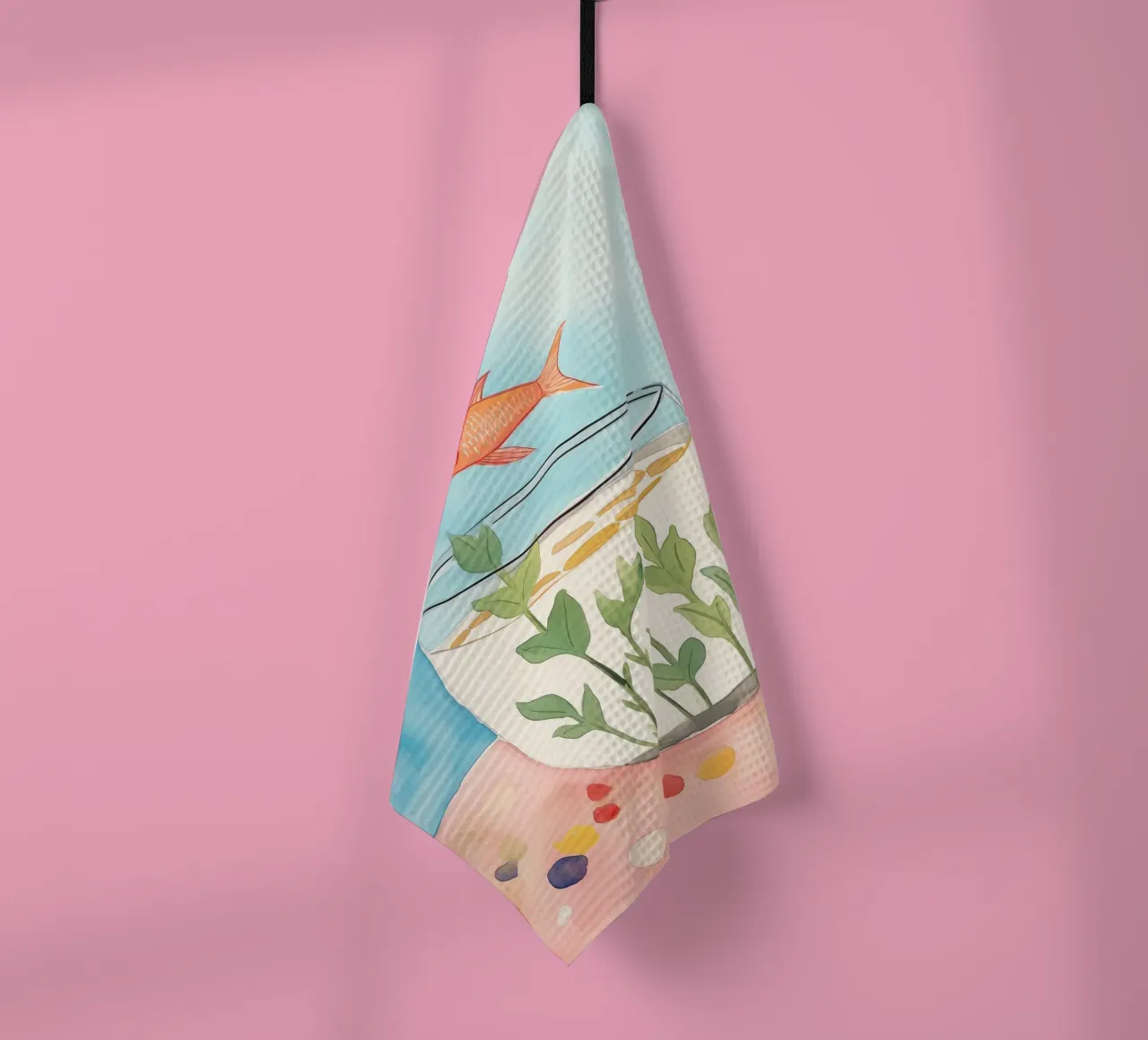 Poisson rouge torchon de DaarbyN