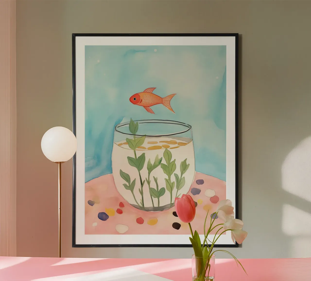 Pesce rosso poster da DaarbyN