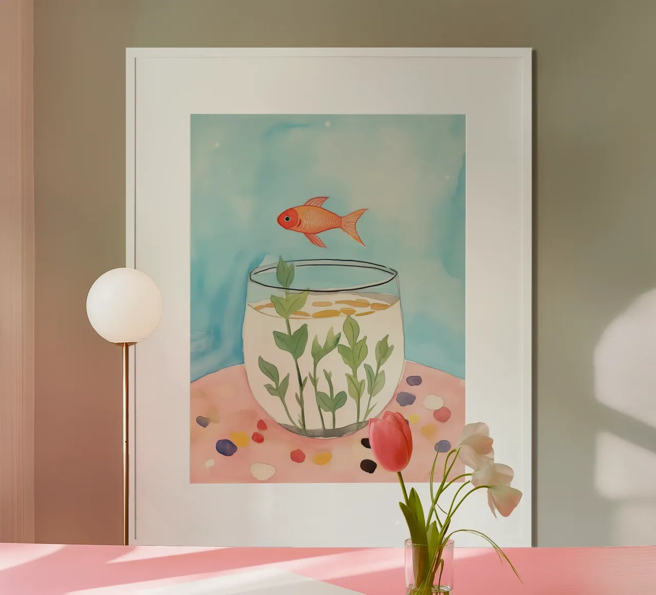 Pesce rosso poster da DaarbyN