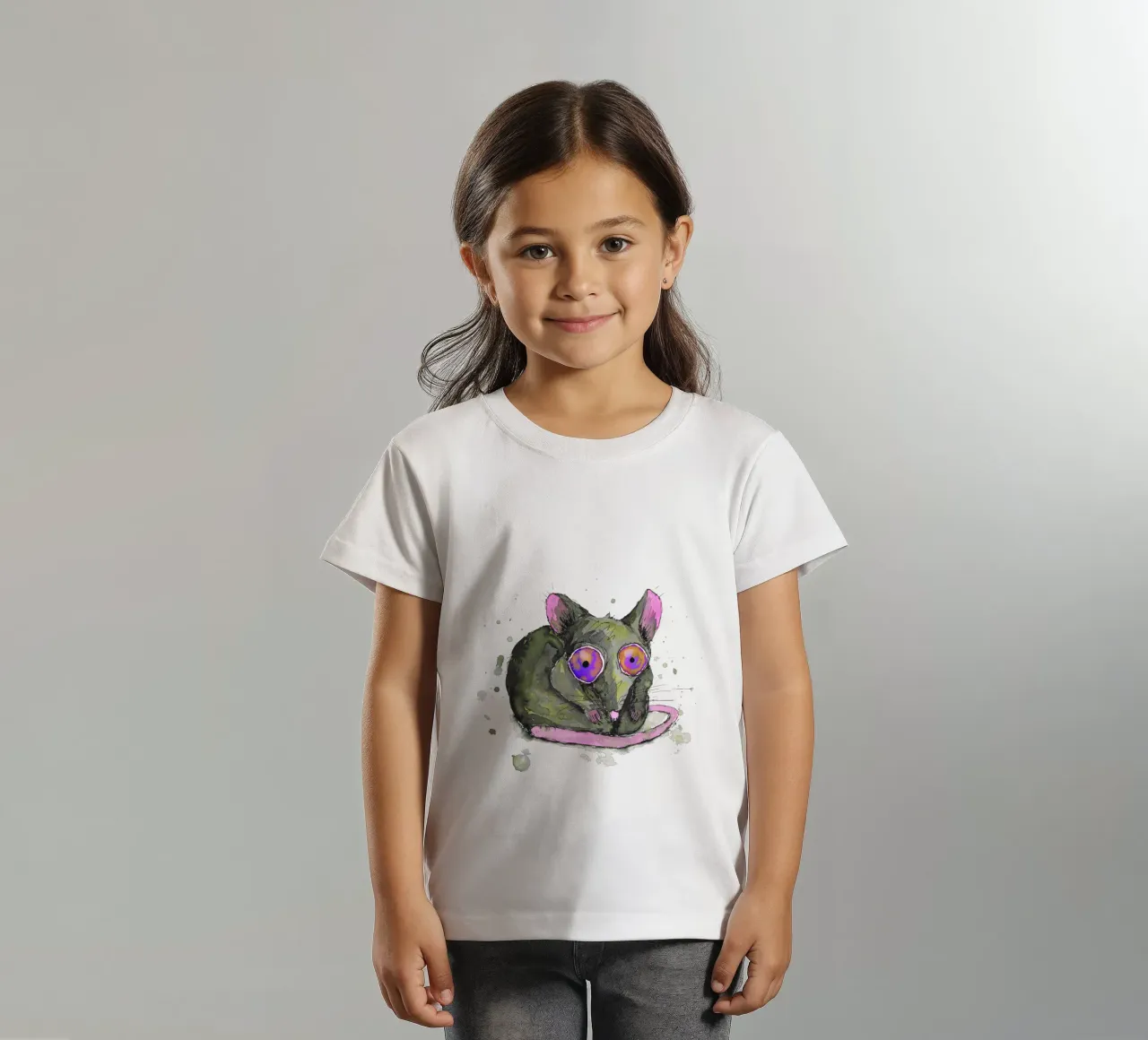Rat t-shirt bambini da BwiseLizzy