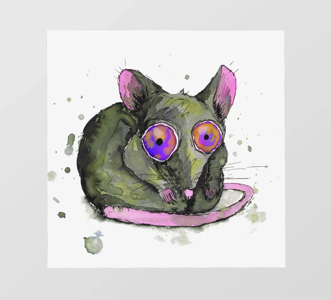 Rat fotobehang van BwiseLizzy